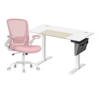 Zit Sta Bureau Elektrisch + Ergonomische Bureaustoel – Complete Werkplek Budget – In Hoogte Verstelbaar