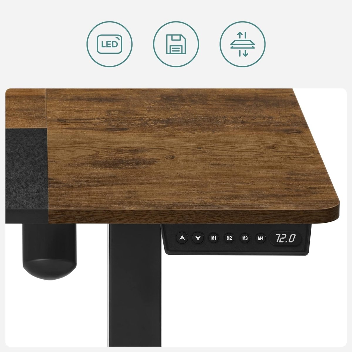 Zit Sta Bureau Elektrisch + Ergonomische Bureaustoel – Complete Werkplek Budget – In Hoogte Verstelbaar
