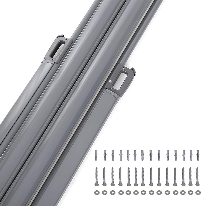 Dubbele Tuinscherm - Uitschuifbaar Zijluifel - Windscherm - Balkon - Tuin - 6 meter