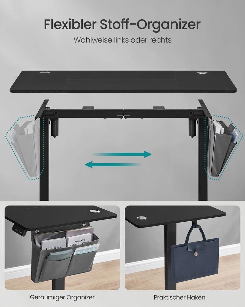 Zit Sta Bureau Elektrisch – Hoog Laag Bureau – In Hoogte Verstelbaar – Ergonomisch