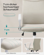 Ergonomische Bureaustoel – Comfortabele Stofbekleding – Verstelbaar