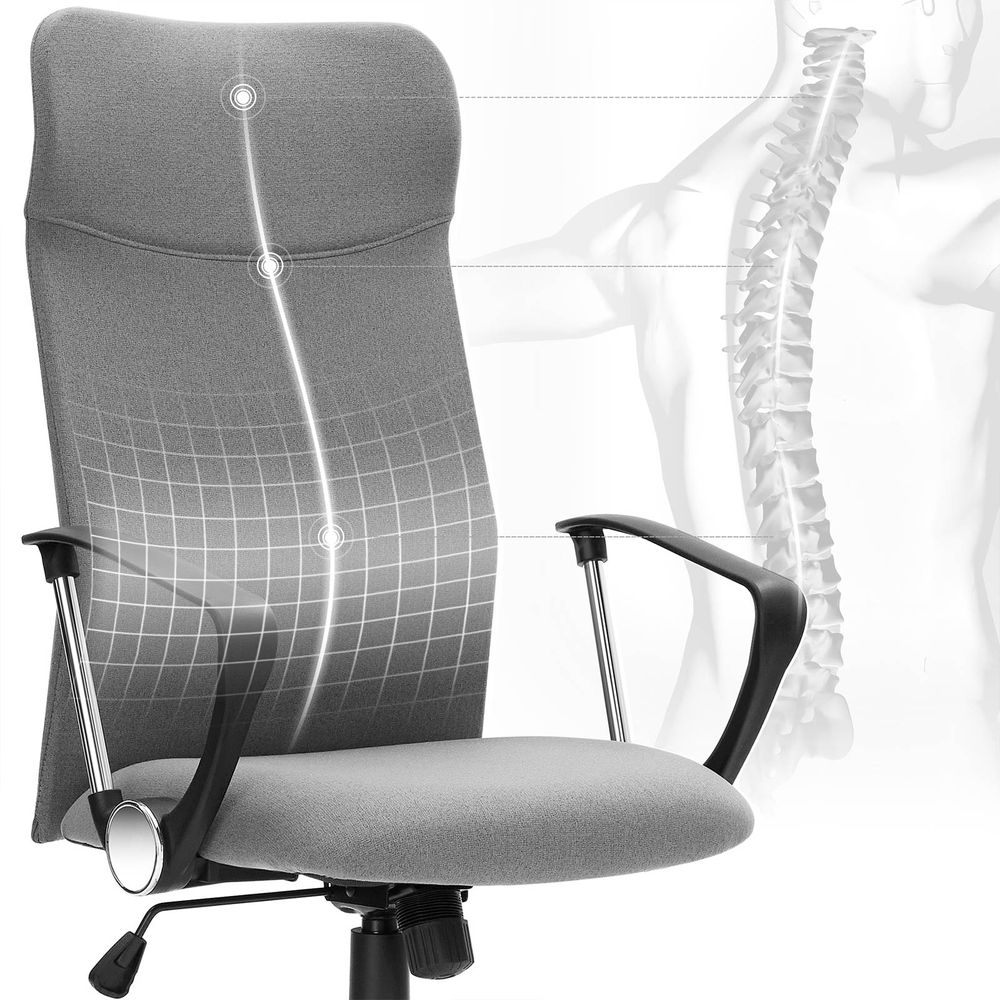 Ergonomische Bureaustoel – Comfortabele Stofbekleding – Verstelbaar