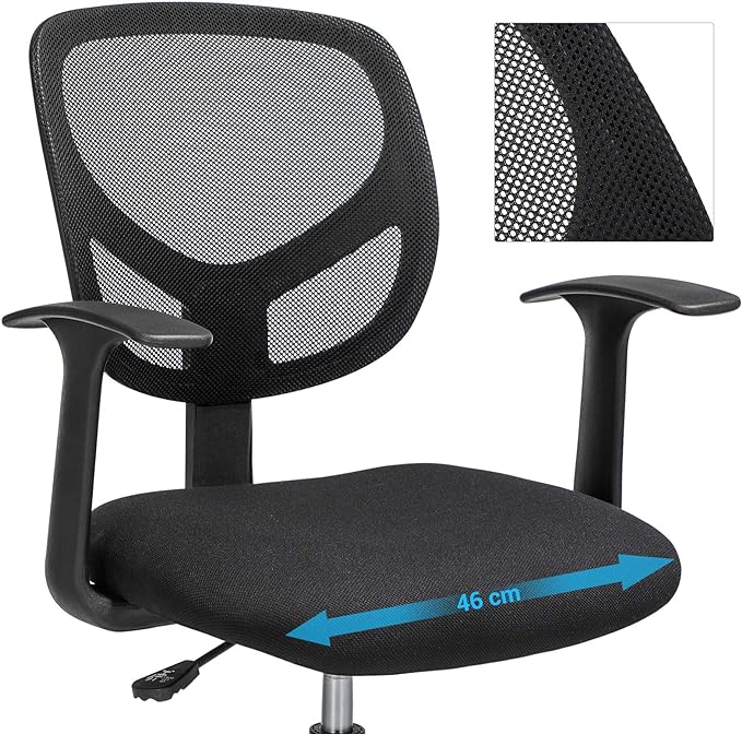 Ergonomische Kruk – Kappersstoel – In Hoogte Verstelbare Voetensteun – 360° Draaibaar