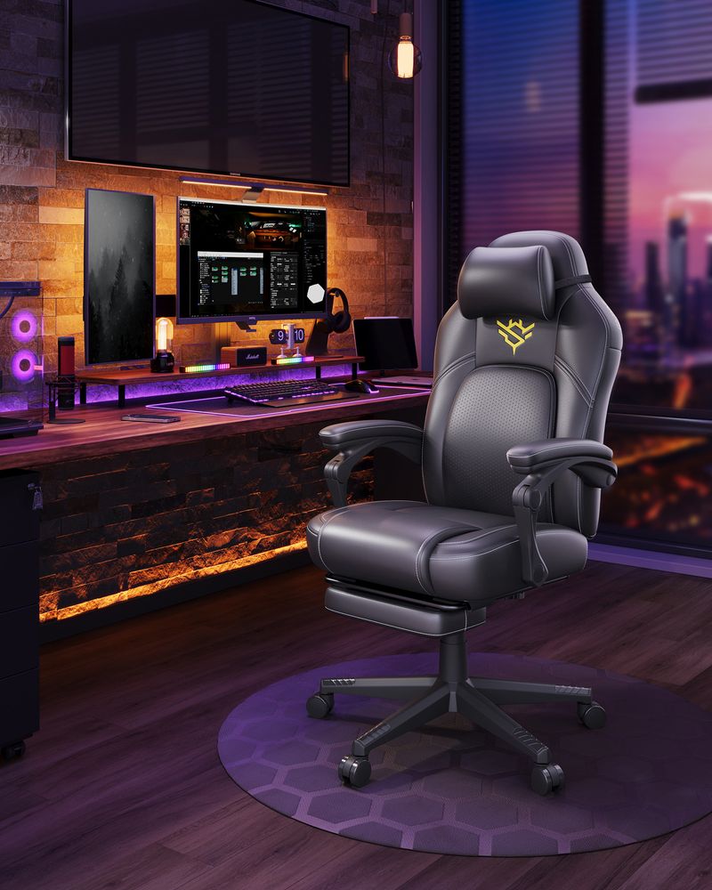 Gamestoel – In Hoogte Verstelbaar – Ergonomisch – Ultiem Comfort
