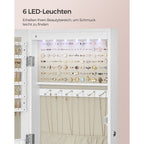Hanggende Sieradenspiegelkast met Opbergruimte - Elegant & Functioneel