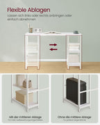 Bureau Industrieel 120 cm – Met Verplaatsbare Planken