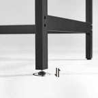 Bureau Industrieel 120 cm – Met Verplaatsbare Planken
