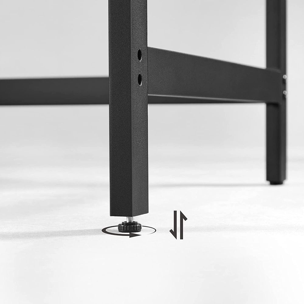 Bureau Industrieel 120 cm – Met Verplaatsbare Planken