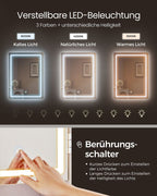 Make-uptafel met LED-verlichting en veel opbergruimte - Modern en Praktisch