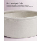 Moderne Ronde Bijzettafel met Opbergmand