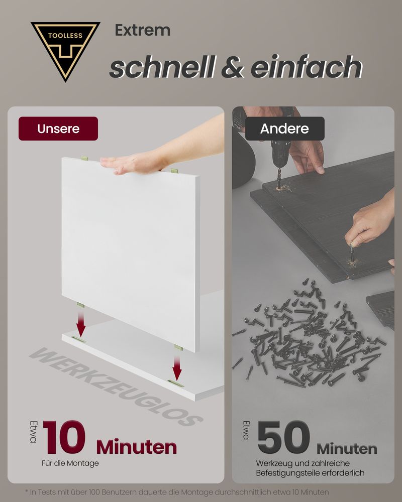 Nachtkastje met Stopcontact & USB – Modern Wit – Met Lade & 2 Open Vakken – Bijzettafel met Oplaadstation