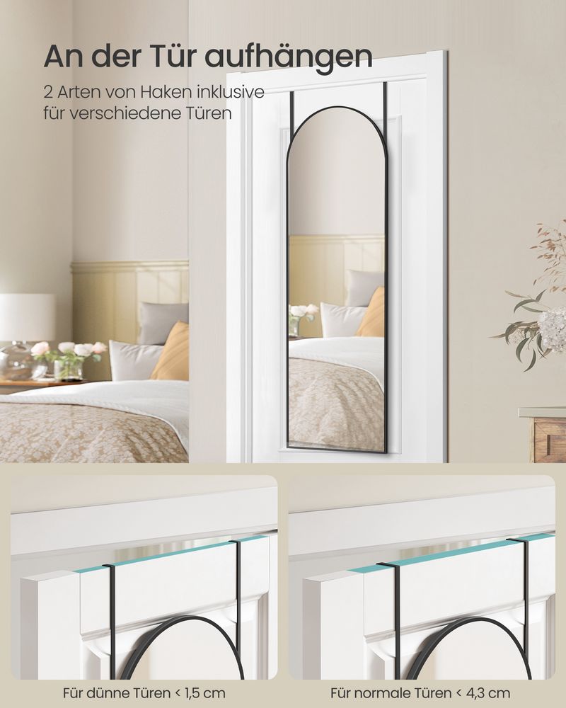 Ophangbare spiegel - Elegant - 120 x 40 cm