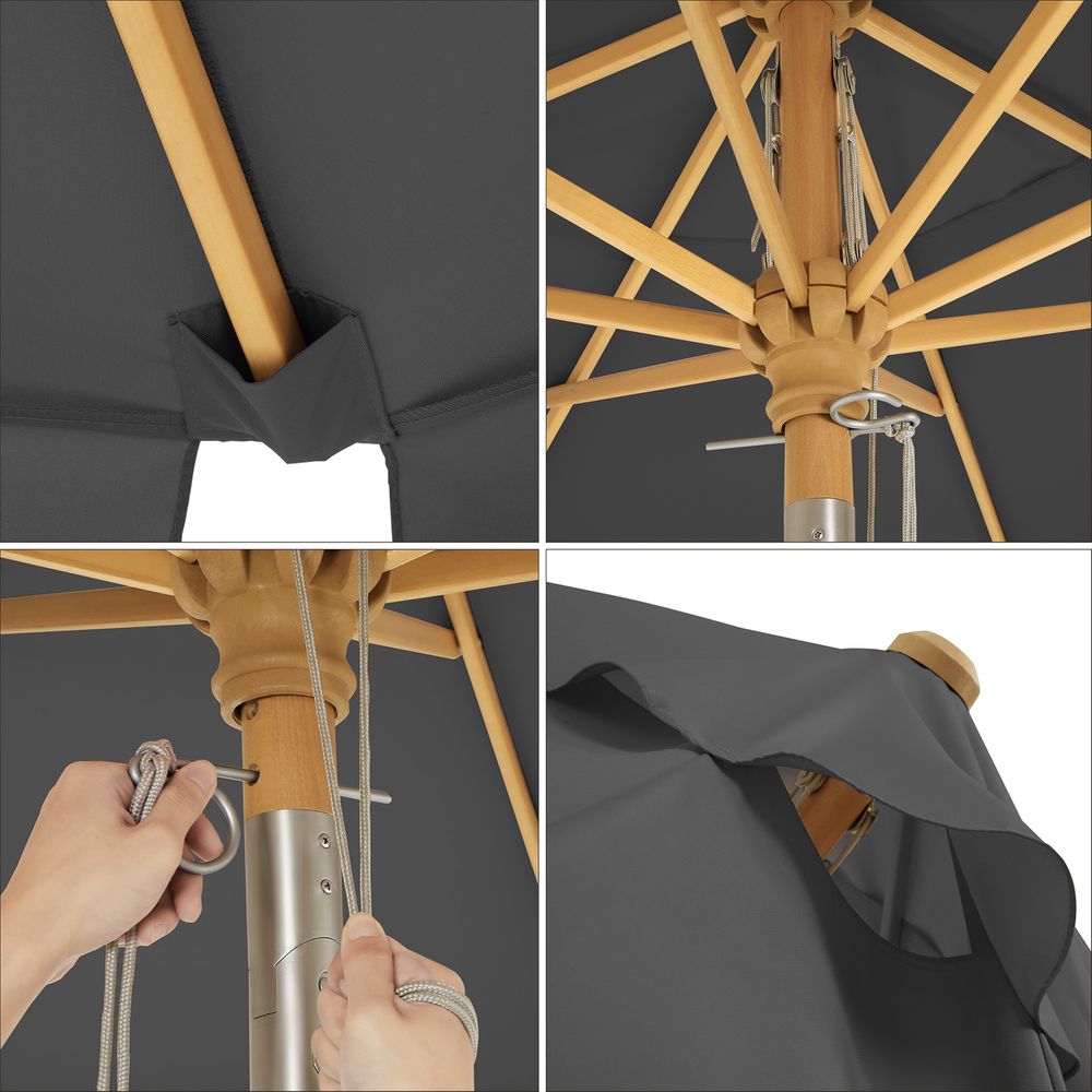Parasol Kantelbaar - Tuin -  300 of 270 cm