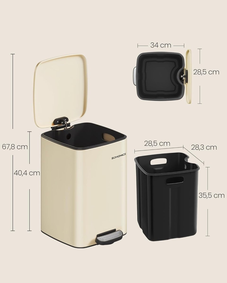 Pedaalemmer 20 of 30L - Stijlvol - Soft-close