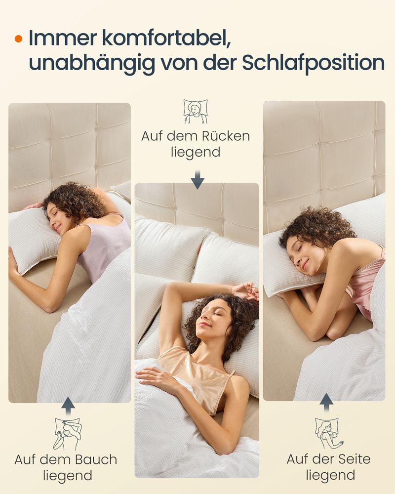 Set van 2 Ademende & Comfortabele Kussens – Luxe Slaapervaring