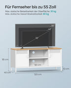 Stijlvol TV-meubel met opbergruimte en vintage design - TV Kast