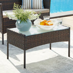 Tuinset met Rattanlook - Balkonset - Tuinstoelen met Tafeltje