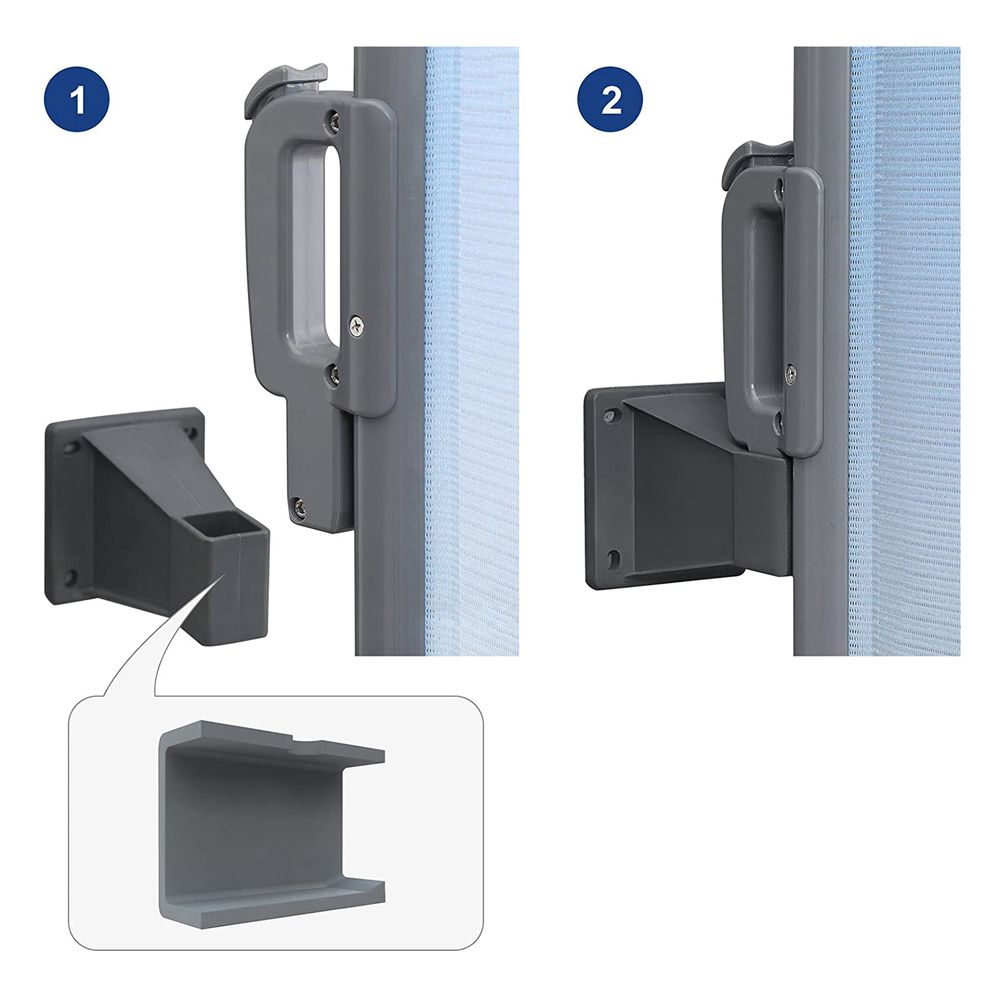 Wandhouder voor Tuinscherm - Flexibele Wandbevestiging