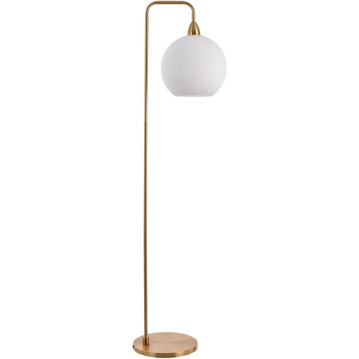 Xandy White Gold Vloerlamp - Elegante Blikvanger